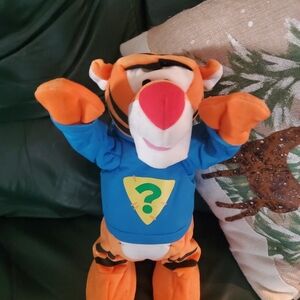 Fisher-Price Plush Tiger with Blue Shirt